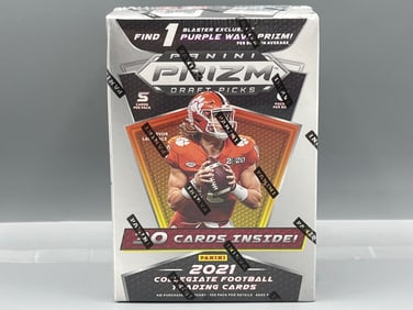 2021 Panini Prizm Draft Picks Football Sealed Blaster Box