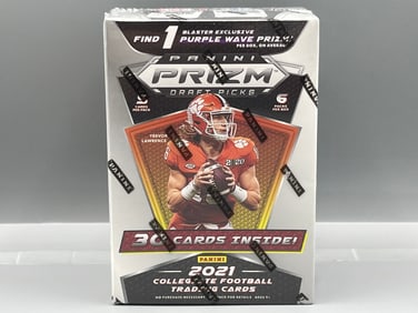 2021 Panini Prizm Draft Picks Football Sealed Blaster Box