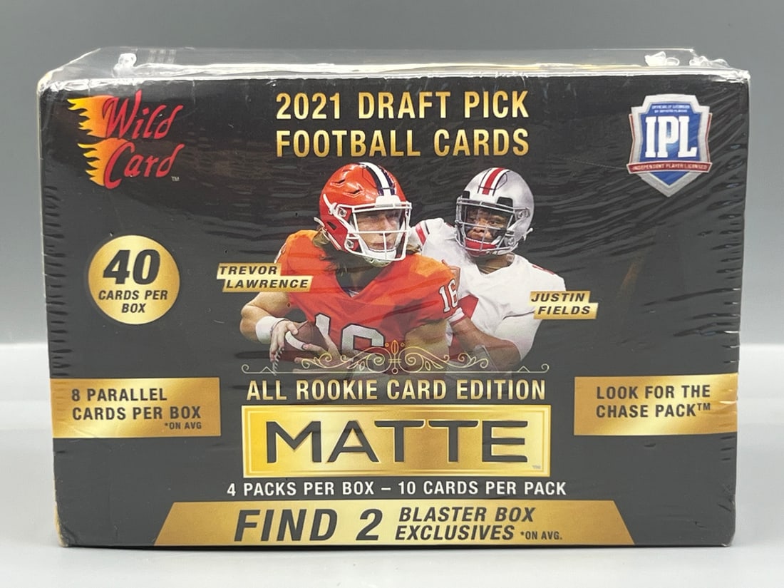 2021 Wild Card Matte Draft Picks Football Sealed Blaster Box (1 of 3)
