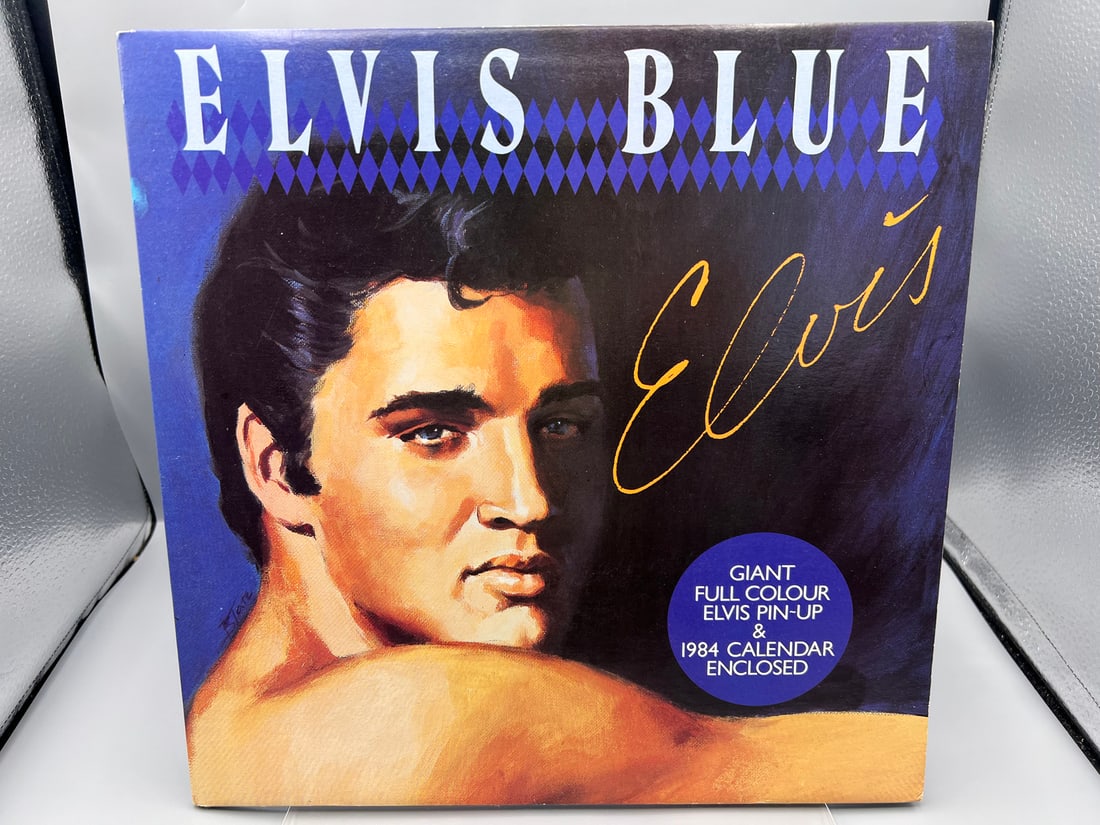 1983 Elvis Presley Elvis Blue Australia Released Blue Vinyl Album - SPR 401