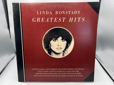 1977 Linda Ronstadt Greatest Hits Reissue Vinyl Album - 6E-106