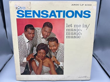 1963 The Sensations Let Me In/Music, Music, Music Vinyl Album - LP 4022
