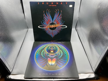 Lot of (2) Journey Vinyl Albums - Varying Conditions