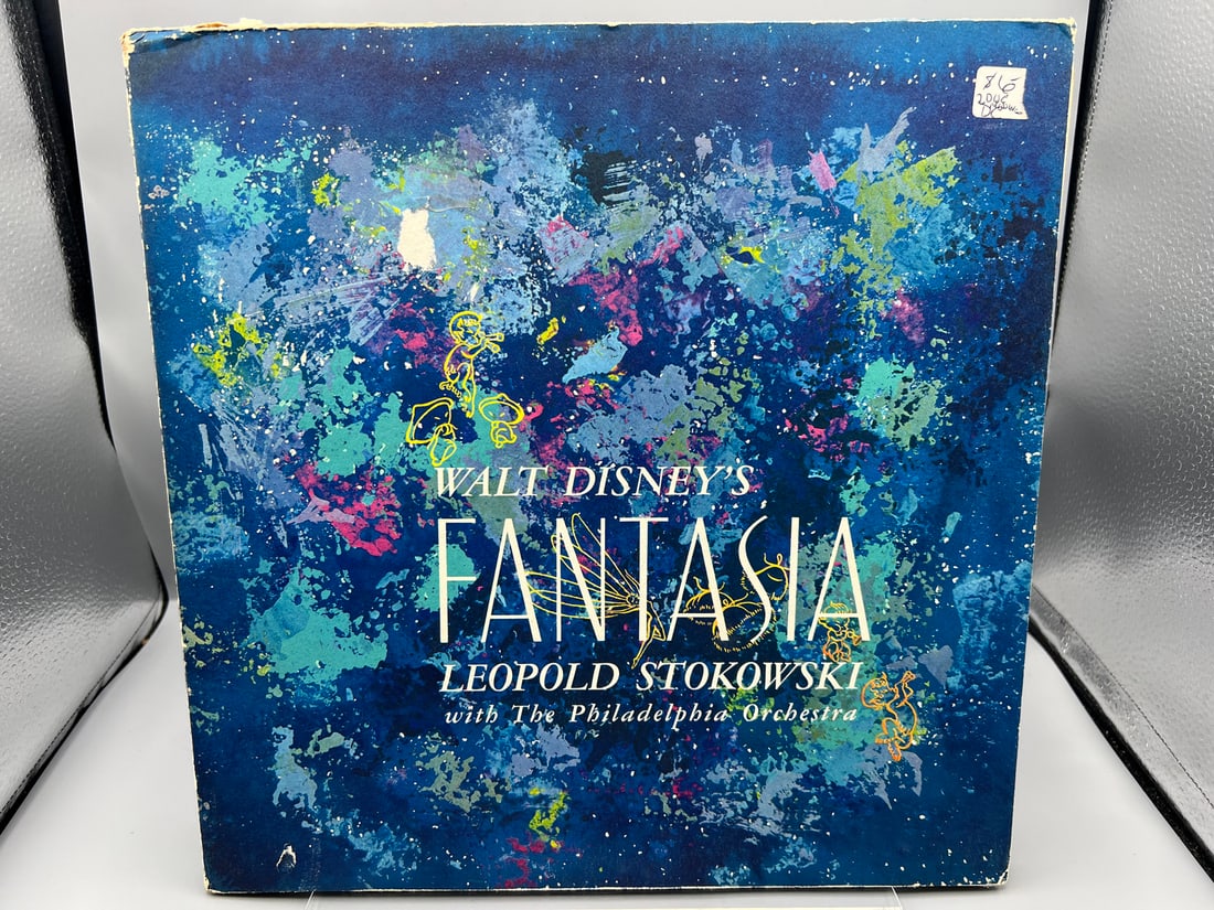 1957 Leopold Stokowski And The Philadelphia Orchestra Walt Disney's Fantasia Incomplete Vinyl Album: 1957 Leopold Stokowski And The Philadelphia Orchestra Walt Disney's Fantasia Incomplete Vinyl Album - Only Has 1 of The Vinyls - WDX-101 - Records have not been tested by the auction house for play qu
