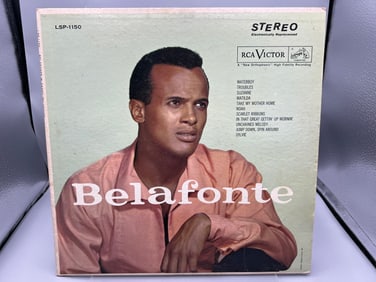 Unknown Release Date Harry Belafonte Self Titled Reissue Vinyl Album - LSP 1150