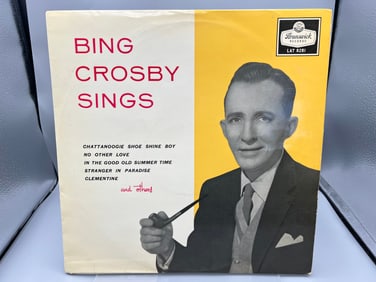 1959 Bing Crosby Sings UK Release Vinyl Album - LAT.8281