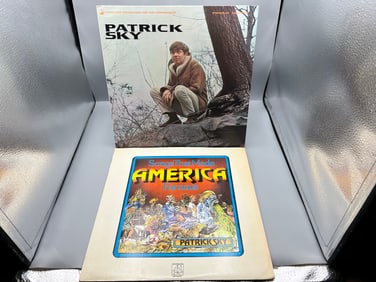 Lot of (2) Patrick Sky Vinyl Albums - Varying Conditions