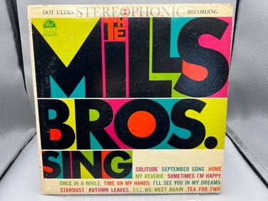 1960 The Mills Brothers Sing Vinyl Album - DLP 25,237