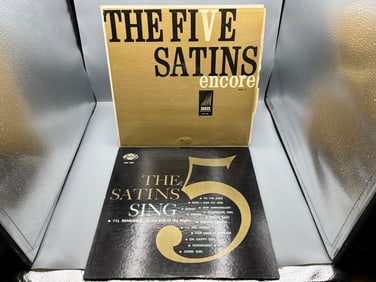 Lot of (2) The Five Satins Vinyl Albums - Varying Conditions
