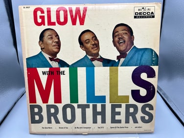 1959 The Mills Brothers Glow With The Mills Brothers Vinyl Album - DL 8827