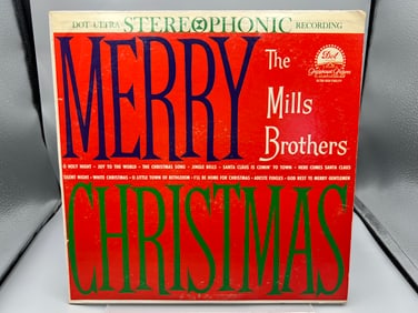 1959 The Mills Brothers Merry Christmas Vinyl Album - DLP 25,232