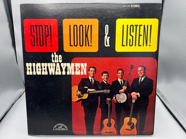 1966 The Highwaymen Stop! Look! & Listen! Vinyl Album - ABCS-543