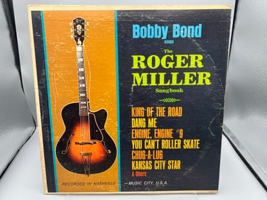 1965 Bobby Bond Sings The Roger Miller Songbook Vinyl Album - SF-24400