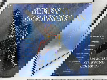 1967 Benny Goodman An Album of Swing Classics W/ Book - SRL 7673