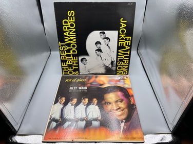 Lot of (2) Billy Ward And The Dominoes Vinyl Albums - Varying Conditions