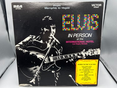 1969 Elvis Presley From Memphis To Vegas Vinyl Album - LSP-6020