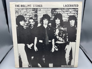 1978 The Rolling Stones Lacerated Unofficial Release Vinyl Album - IMP 2-108