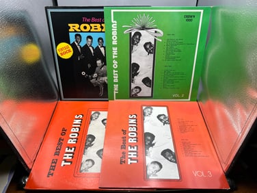 Lot of (4) The Robins Vinyl Albums - Varying Conditions