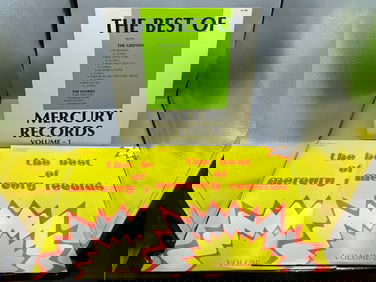 Lot of (3) The Best of Mercury Records Vinyl Albums - Varying Conditions