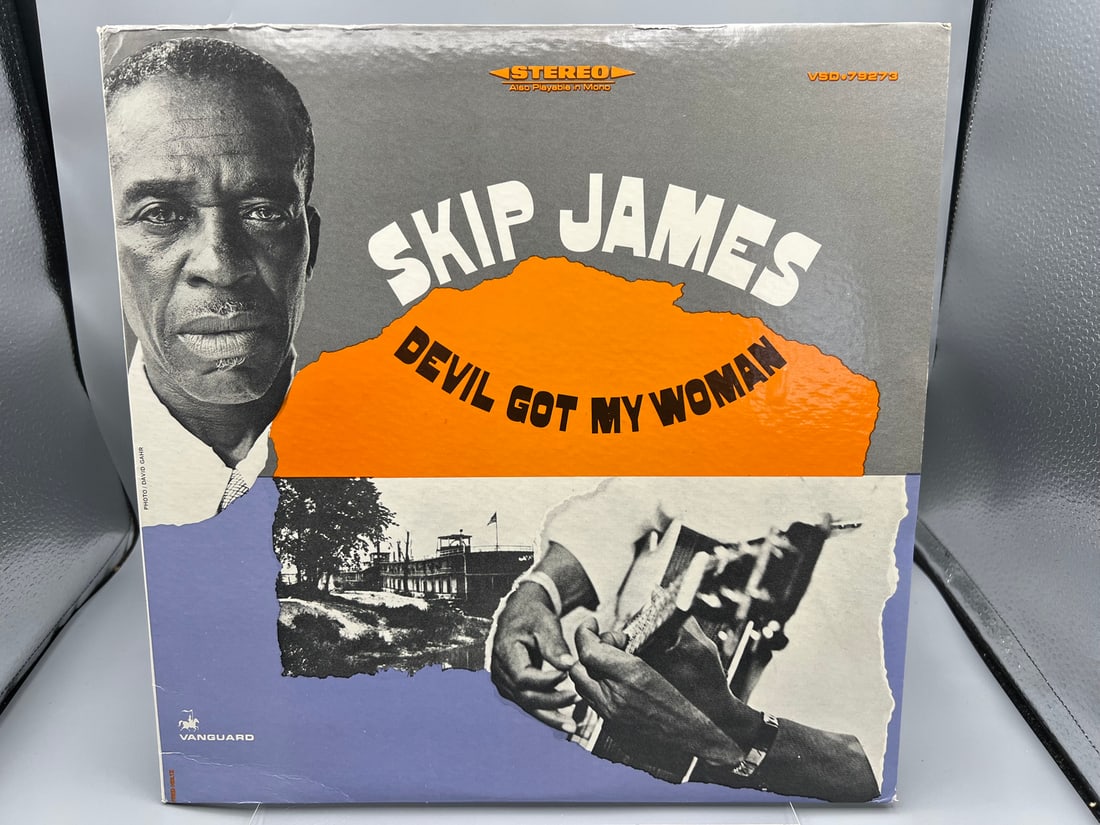 Unknown Release Date Skip James Devil Got My Woman Repress Vinyl Album - VSD 79273: Unknown Release Date Skip James Devil Got My Woman Repress Vinyl Album - VSD 79273 - Records have not been tested by the auction house for play quality. All items are sold as is.