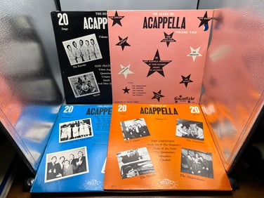Lot of (4) The Best of Acapella Vinyl Albums - Varying Conditions
