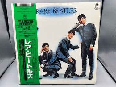 1981 The Beatles Rare Beatles Japan Release Limited Edition Green Vinyl Album - AW-20003