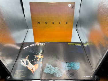 Lot of (3) Assorted Vinyl Albums - Varying Conditions