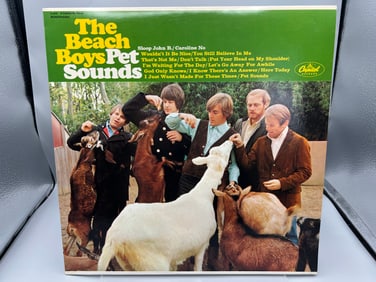 1980 The Beach Boys Pet Sounds Reissue Vinyl Album - N-16156