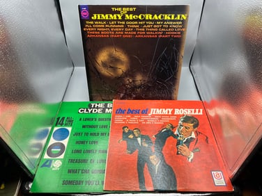 Lot of (3) Assorted Vinyl Albums - Varying Conditions