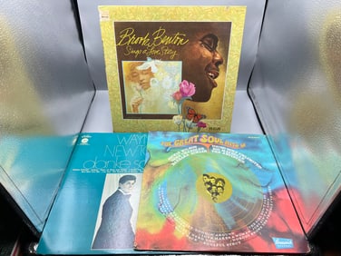 Lot of (3) Assorted Vinyl Albums - Varying Conditions
