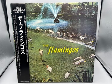 1983 The Flamingos Self Titled Japan Release Reissue Vinyl Album - PLP-804
