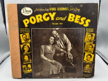 1942 Selections From George Gershwin's Folk Opera Porgy And Bess Volume Two 10 Inch 78 RPM Shellac