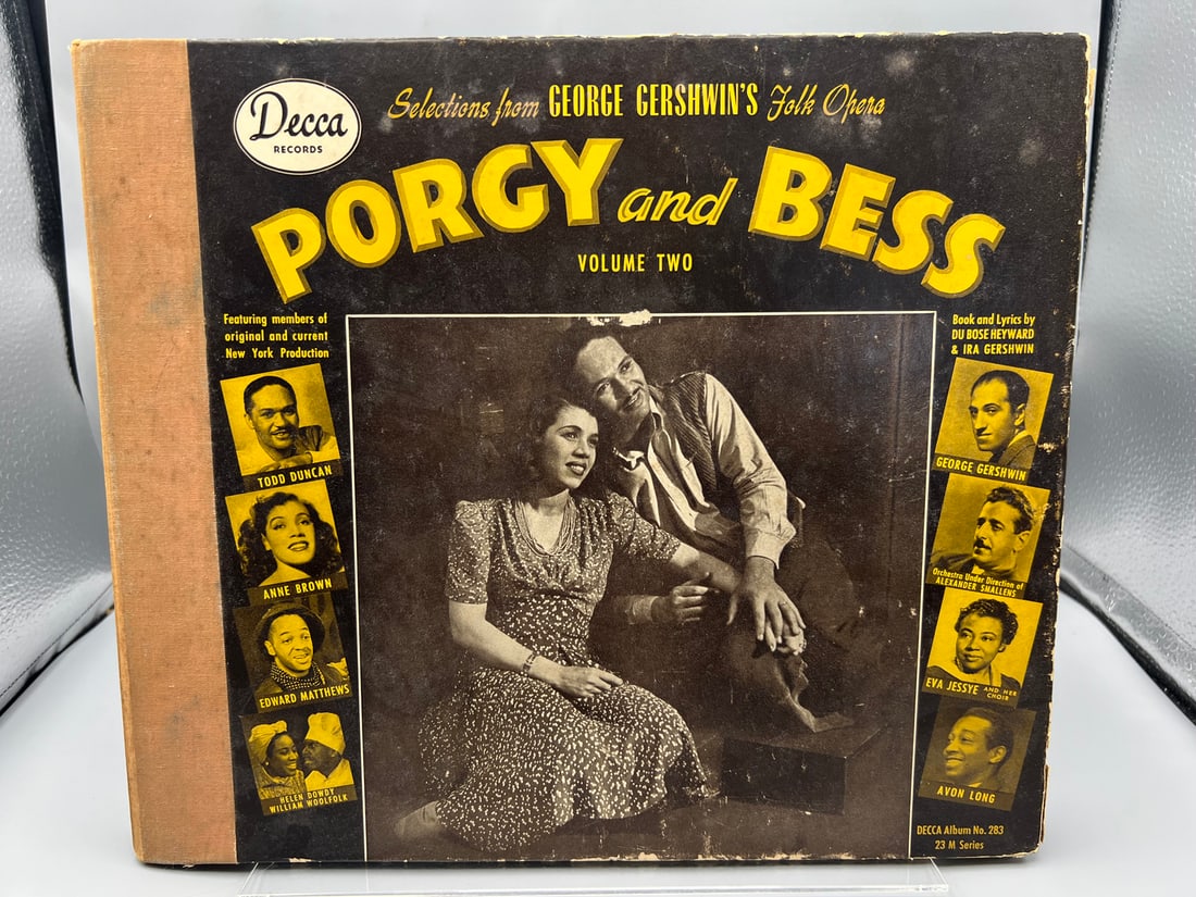 1942 Selections From George Gershwin's Folk Opera Porgy And Bess Volume Two 10 Inch 78 RPM Shellac (1 of 5)