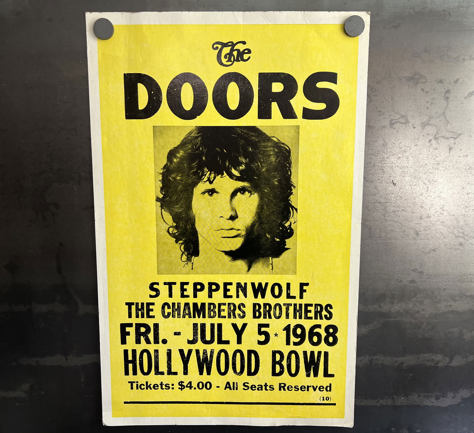The Doors Hollywood Bowl 14x22 Concert Poster on Heavy Card Stock - Unknown printing date