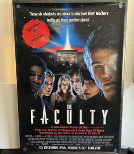1998 The Faculty Original Single Sided 27x40 Theatrical Movie Poster: 1998 The Faculty Original Single Sided 27x40 Theatrical Movie Poster