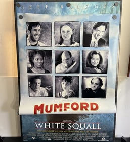 1996 White Squall & 1999 Mumford Original Double Sided 27x40 Theatrical Movie Posters - Jeff