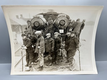 1929 MGM Lon Chaney "Thunder" Original 8x10 Publicity Portrait Still W/ Blurb On Back - MGMP-16740