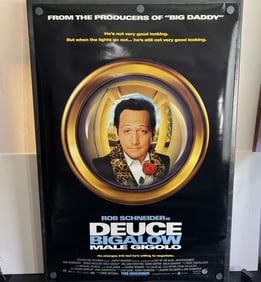 1999 Deuce Bigalow Male Gigolo Original Double Sided 27x40 Theatrical Movie Poster - Rob Schneider