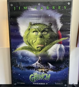 2000 The Grinch Original Double Sided 27x40 Theatrical Movie Poster - Jim Carrey