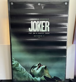 2019 Joker Original 27x40 Double Sided Theatrical Movie Poster - Joaquin Phoenix