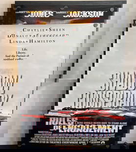 2000 Rules of Engagement & 1997 Shadow Conspiracy Original Double Sided 27x40 Theatrical Movie: 2000 Rules of Engagement & 1997 Shadow Conspiracy Original Double Sided 27x40 Theatrical Movie Posters - Charlie Sheen, Tommy Lee Jones, Samuel L. Jackson