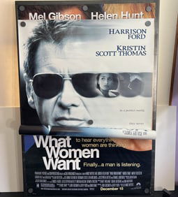 2000 What Women Want & 1999 Random Hearts Original Double Sided 27x40 Theatrical Movie Posters - Mel