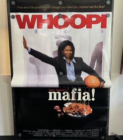 1998 Mafia & 1996 Eddie Original Double Sided 27x40 Theatrical Movie Posters - Whoopi Goldberg