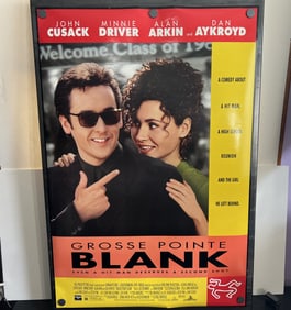 1997 Grosse Point Blank Original Double Sided 27x40 Theatrical Movie Poster - John Cusack, Dan