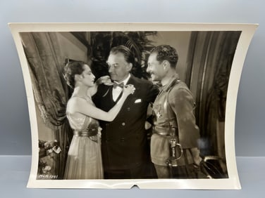 1927 MGM Barbara Bedford & Benjamin Christiansen Original 8x10 Publicity Portrait Still W/ Blurb On
