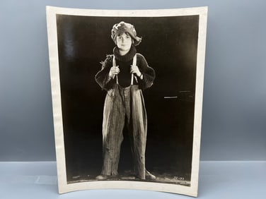 1925 MGM Jackie Coogan Original 8x10 Publicity Portrait Still W/ Blurb On Back - JC-33 - "Old