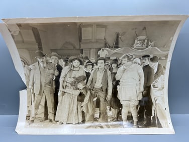 1925 MGM Buster Keaton "Go West" Original 8x10 Publicity Movie Still W/ Blurb On Back - K25-173