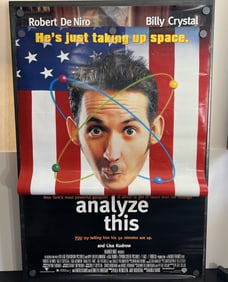 1999 Analyze This & 1997 Disney's Rocketman Original Double Sided 27x40 Theatrical Movie Posters -