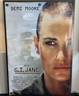 1997 G.I. Jane Original Double Sided 27x40 Theatrical Movie Poster - Demi Moore: 1997 G.I. Jane Original Double Sided 27x40 Theatrical Movie Poster - Demi Moore