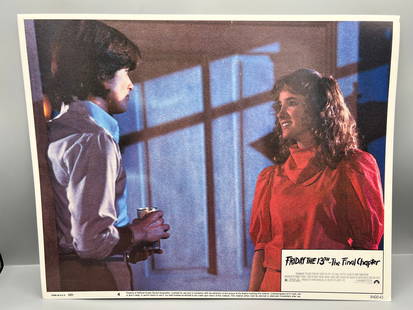 1984 Friday The 13th Part 4 The Final Chapter Original 14x11 Lobby Card #4 Litho - 840045: 1984 Friday The 13th Part 4 The Final Chapter Original 14x11 Lobby Card #4 Litho - 840045